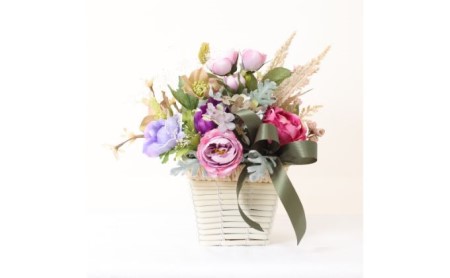 ドライフラワー風アレンジメント インテリア 植物 アートフラワー オールシーズン