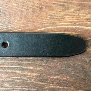 Original leather belt-Black-Long