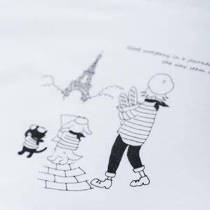 《1》【KEYMEMORY 鎌倉】トラベルイラストTシャツ WHTIE