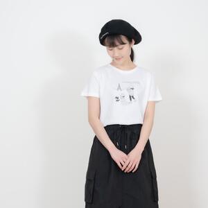 《3》【KEYMEMORY 鎌倉】トラベルイラストTシャツ WHTIE