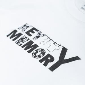 《1》【KEYMEMORY 鎌倉】フラワーロゴTシャツ WHITE
