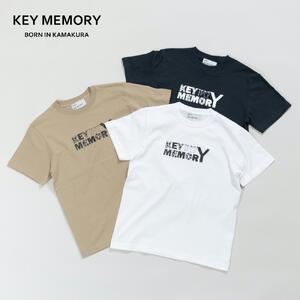 《1》【KEYMEMORY 鎌倉】フラワーロゴTシャツ WHITE