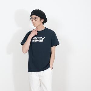 《2》【KEYMEMORY 鎌倉】フラワーロゴTシャツ NAVY