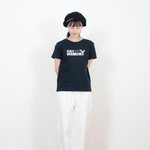 《3》【KEYMEMORY 鎌倉】フラワーロゴTシャツ NAVY