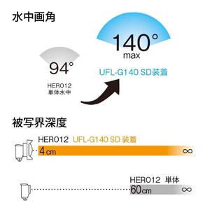 【GoPro(R)対応】INON 水中セミフィッシュアイコンバージョンレンズ UFL-G140 SD