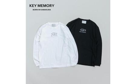 《0》【KEYMEMORY 鎌倉】フィッシュイラストロングTシャツ BLACK