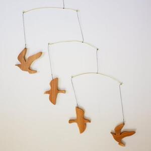 鳥のモビール【かもめタイプ】