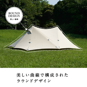 【鎌倉天幕】HIDEOUT TC シェルター テント タープ (2ポールセット) KTMHO    