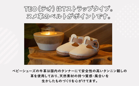 ファーストシューズキット TEO 【キャメル】名入れプレート付き