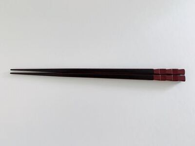 鎌倉彫 箸「市松」 朱 21.5cm | 雑貨 箸 伝統工芸 鎌倉彫工房 人気 おすすめ 木製 漆塗り 食卓 贈り物 ギフト 職人技 送料無料 神奈川 鎌倉 箸