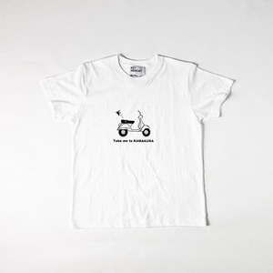 【3サイズ】【KEYEMORY鎌倉】ベスパTシャツ　WHITE