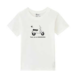 【3サイズ】【KEYEMORY鎌倉】ベスパTシャツ　WHITE