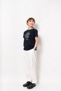 《1》レディースL・メンズS~M バケットハットTシャツ NAVY