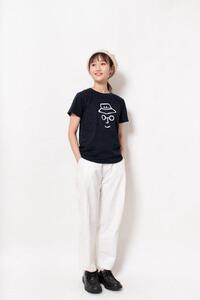 《2》メンズL バケットハットTシャツ NAVY