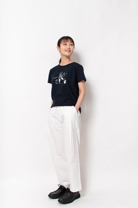 《1》レディースL・メンズS~M ミュージックTシャツ NAVY