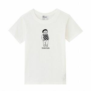 《1》 レディースL・メンズS~M size TONTON T-shirts WHITE