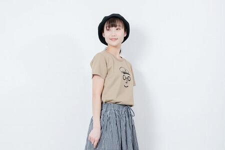 《2》【KEYMEMORY鎌倉】セーラー帽イラストTシャツ BEIGE