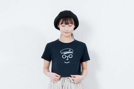 《2》【KEYMEMORY鎌倉】セーラー帽イラストTシャツ NAVY