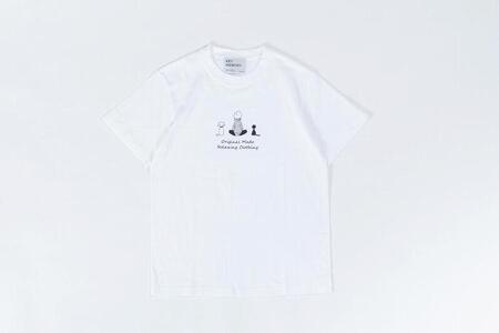 《2》【KEYMEMORY鎌倉】TIMEイラストTシャツWHITE
