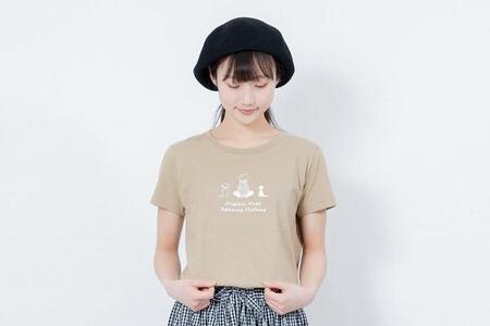 《0》【KEYMEMORY鎌倉】TIMEイラストTシャツBEIGE