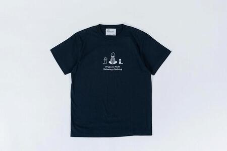 《2》【KEYMEMORY鎌倉】TIMEイラストTシャツNAVY