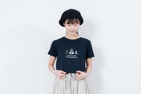 《2》【KEYMEMORY鎌倉】TIMEイラストTシャツNAVY