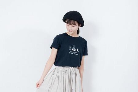 《2》【KEYMEMORY鎌倉】TIMEイラストTシャツNAVY