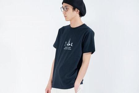 《2》【KEYMEMORY鎌倉】TIMEイラストTシャツNAVY