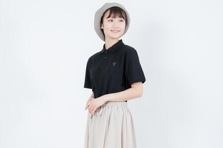 《2》【KEYMEMORY鎌倉】KMポロシャツ BLACK　メンズLサイズ