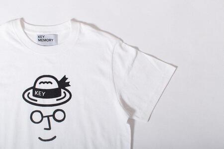 【1サイズ】【KEY MEMORY】Straw hat T-shirts WHITE