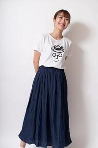 【2サイズ】【KEY MEMORY】Straw hat T-shirts WHITE