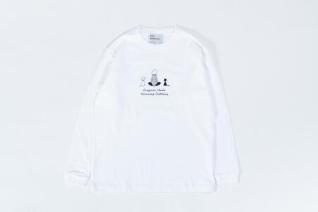 《3》メンズXL TimeロングTシャツ White