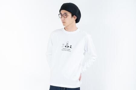 《3》メンズXL TimeロングTシャツ White