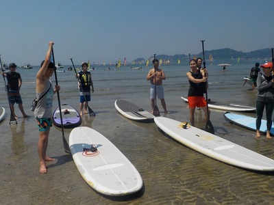 スタンドアップパドルボード体験ペアチケットオフシーズン(GW,7~9月以外)