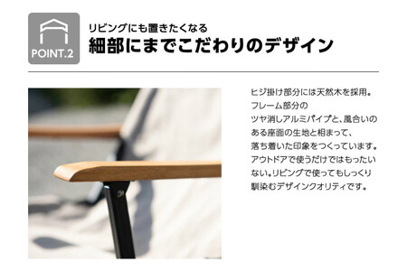 【鎌倉天幕】GL CHAIR/SAFARI 折り畳み式 アウトドア チェア (座面生地2枚使い・アルミフレーム) KTM-CHSF