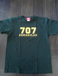 鎌倉ブランドの老舗「KAMAKULAX」の定番オリジナル707Tシャツ【ダークグリーン】Lサイズ