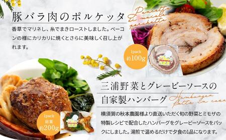Mimosa Deli BOX　七種入り | デリボックス 人気 七種 おすすめ デリカテッセン 惣菜 詰め合わせ ギフト プレゼント 手作り 送料無料 神奈川 鎌倉 惣菜