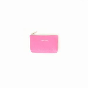 MASSTARD -MINIMAL LEATHER POUCH PETIT- PINK