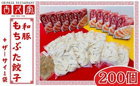 もちぶた 餃子 ザーサイ セット【餃子】