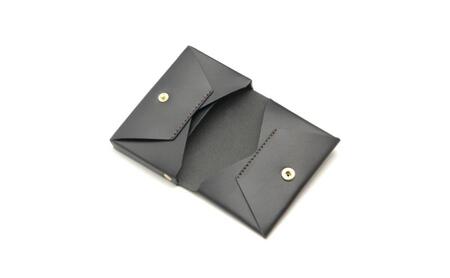 湘南工房 折革ボックス型カードケース【ブラック】