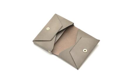 湘南工房 折革ボックス型カードケース【グレー】