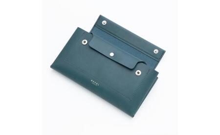 湘南工房 折革コンパクト長財布【ブルー】