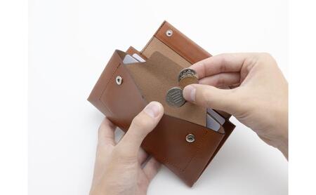 湘南工房 折革コンパクト長財布【ブルー】