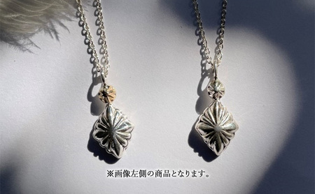 シルバーネックレス  / レディース メンズ シルバー アクセサリー ハンドメイド ［Sunburst 18k concho Nacklace ］
