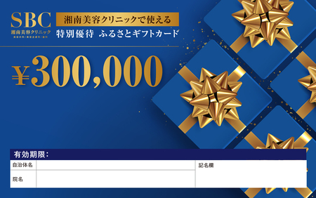 湘南美容 クリニック ギフト券 300000円分 【 美容 】