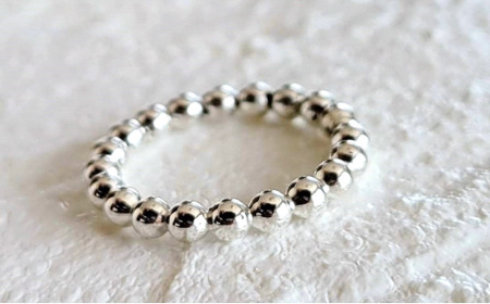 シルバーリング アクセサリー シルバー ボールワイヤー リング 選べるサイズ 指輪 アクセサリー ジュエリー