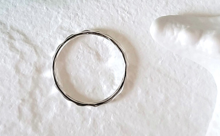 シルバーリング 槌目リング 1.8ミリ 選べるサイズ アクセサリー