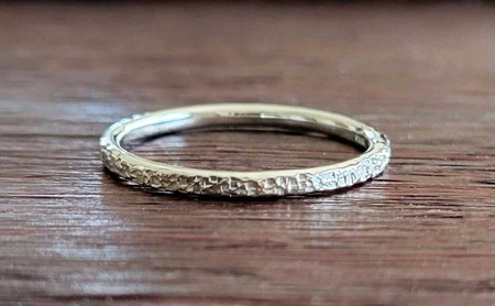 シルバーリング テクスチャーリング 1.8ミリ 選べるサイズ アクセサリー 指輪 10000円 ジュエリー FABBRICA OSAWA 神奈川 湘南 藤沢