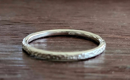 シルバーリング テクスチャーリング 1.8ミリ 選べるサイズ アクセサリー 指輪 10000円 ジュエリー FABBRICA OSAWA 神奈川 湘南 藤沢