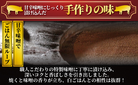 味噌漬け 国産豚肉 使用 ブランド 計約1㎏ (9枚) 【 味噌漬け 】